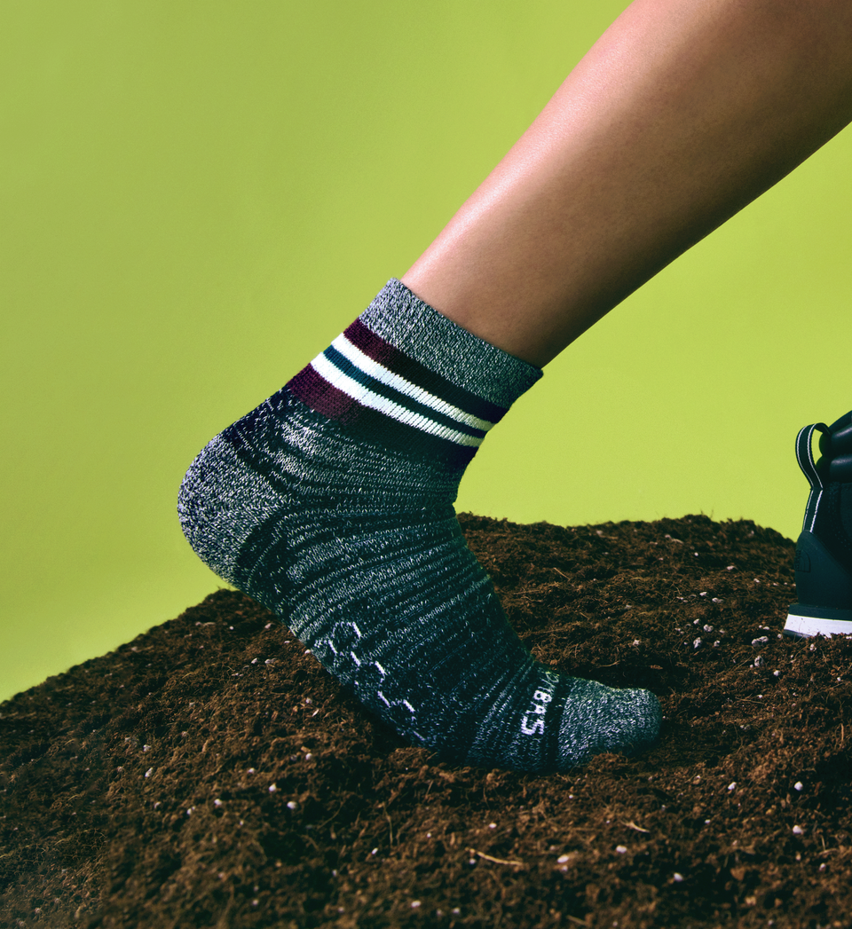 Hiking Quarter Socks - black midnight plum [10013][LIFESTYLE]