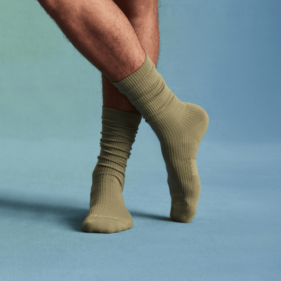 Modern Rib Calf Socks - sage brush [LIFESTYLE] [10034]