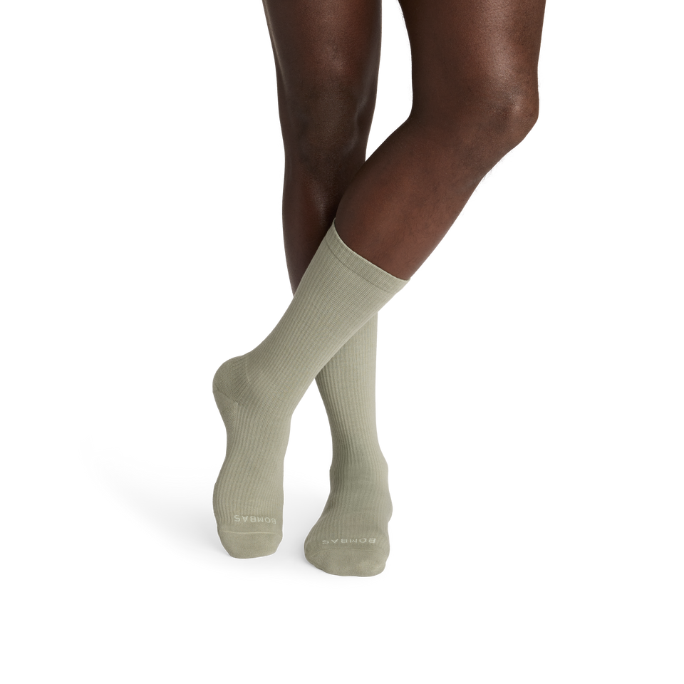 Modern Rib Calf Socks - sage brush MO1 [10034]