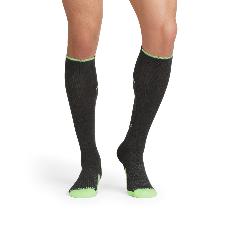 Sport Compression Socks (20-30mmHg) - dk grey htr MO1 [10071]