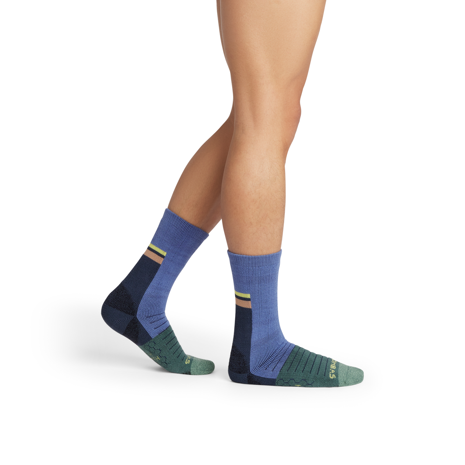Hiking Calf Socks - oyster blue MO1 [10076]