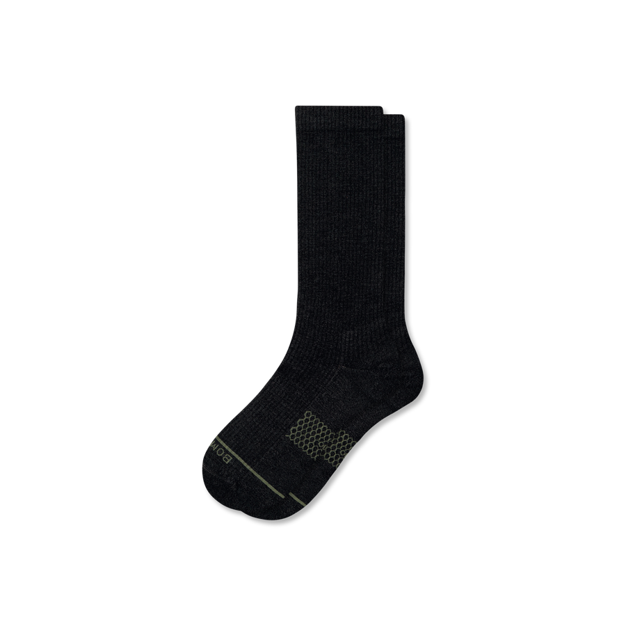 Women's Merino Wool Blend Modern Rib Calf Socks - Light Fit
