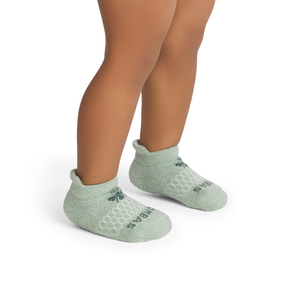 Toddler Gripper Ankle Socks - easy sage TO1 [10120]