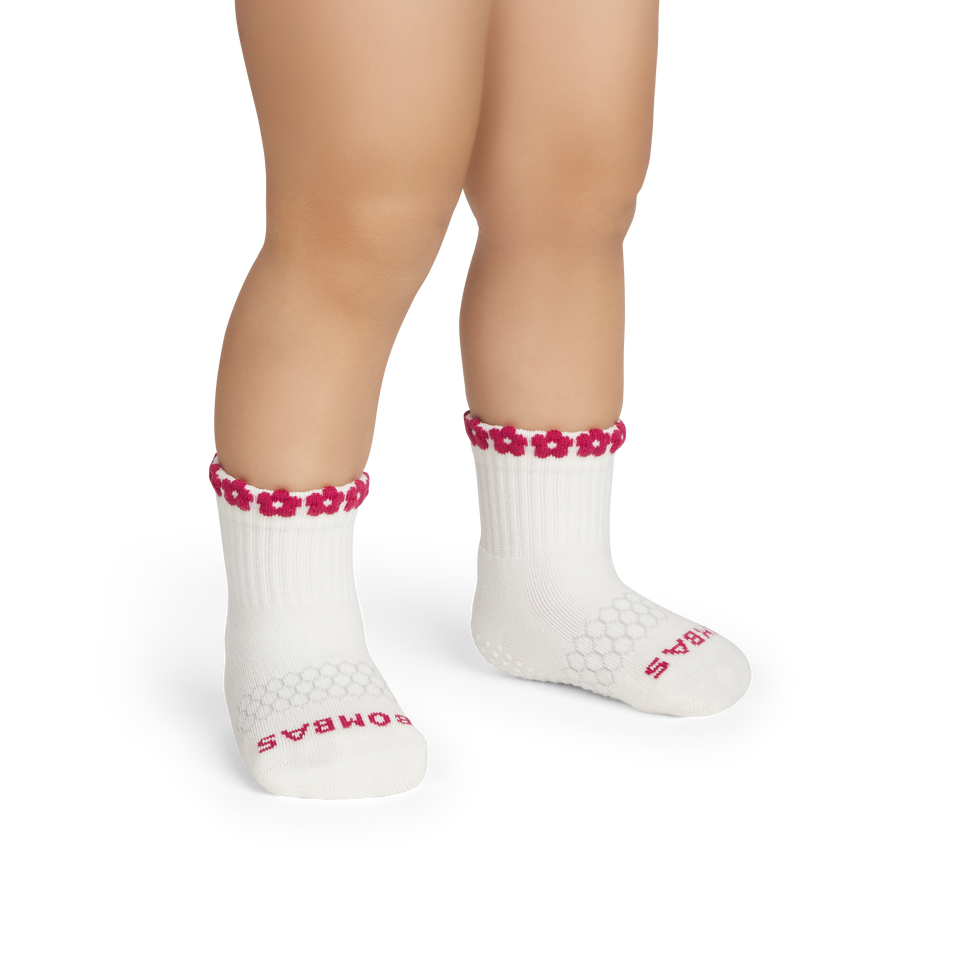 Toddler Gripper Calf Socks - pomegranate TO1 [10144]