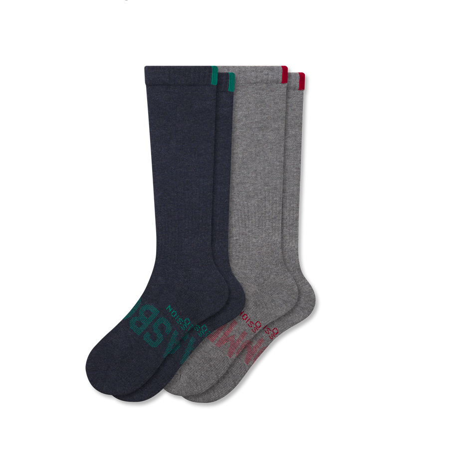Men’s Everyday Compression Sock 2-Pack Gift Box - Court Run Fit