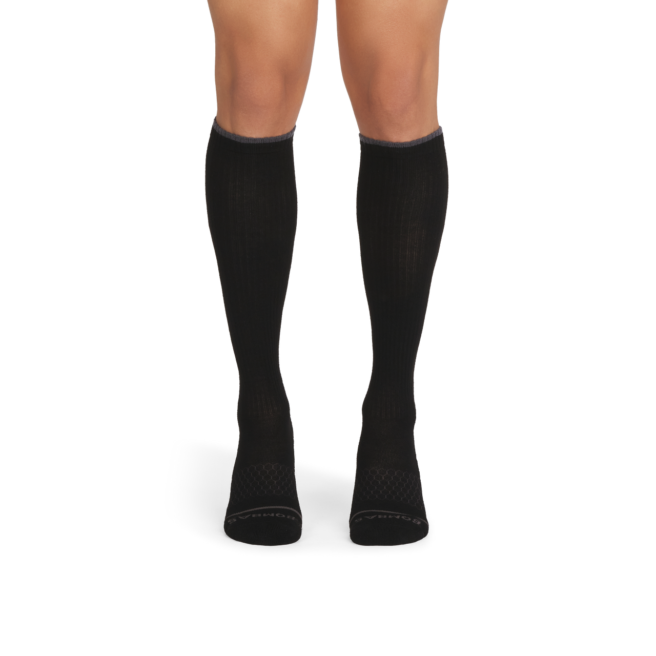 Merino Wool Everyday Compression Socks (15-20mmHg) - black MO1 [10250]