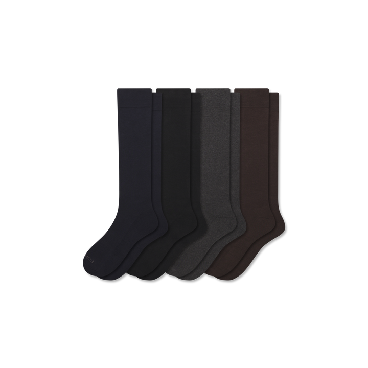 Dress Knee High Socks - Multi Mix L [10306]