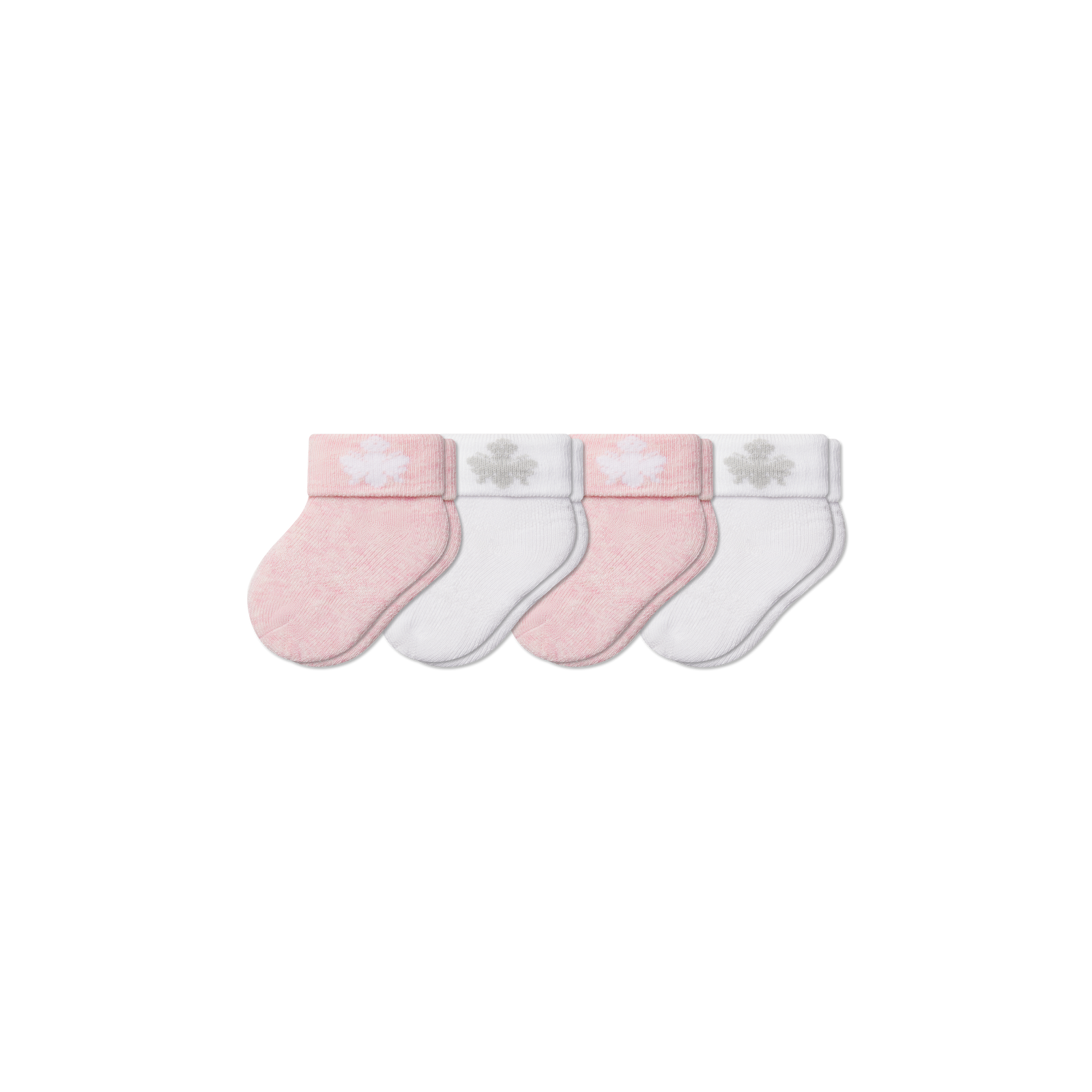 Baby Sock 4-Pack (0-6 Months) - pink mix L [10309]