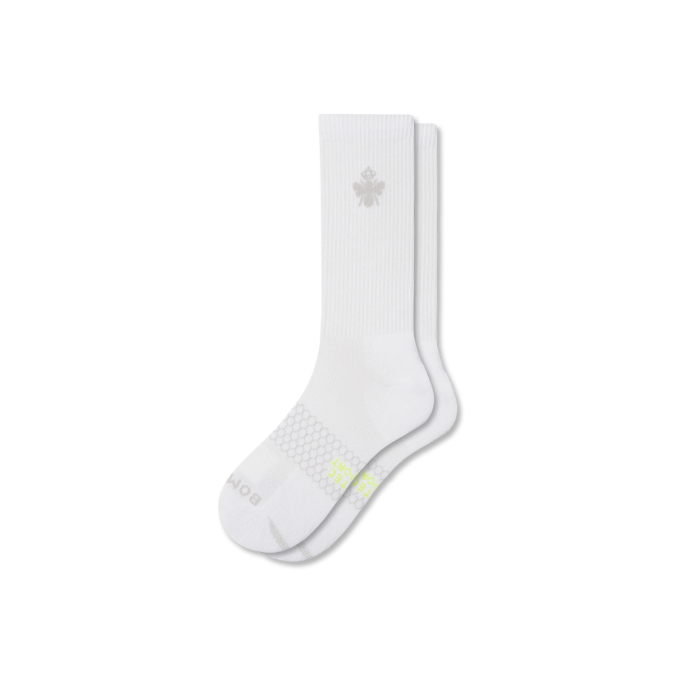 All-Purpose Performance Calf Socks - white harbor grey L [10334]
