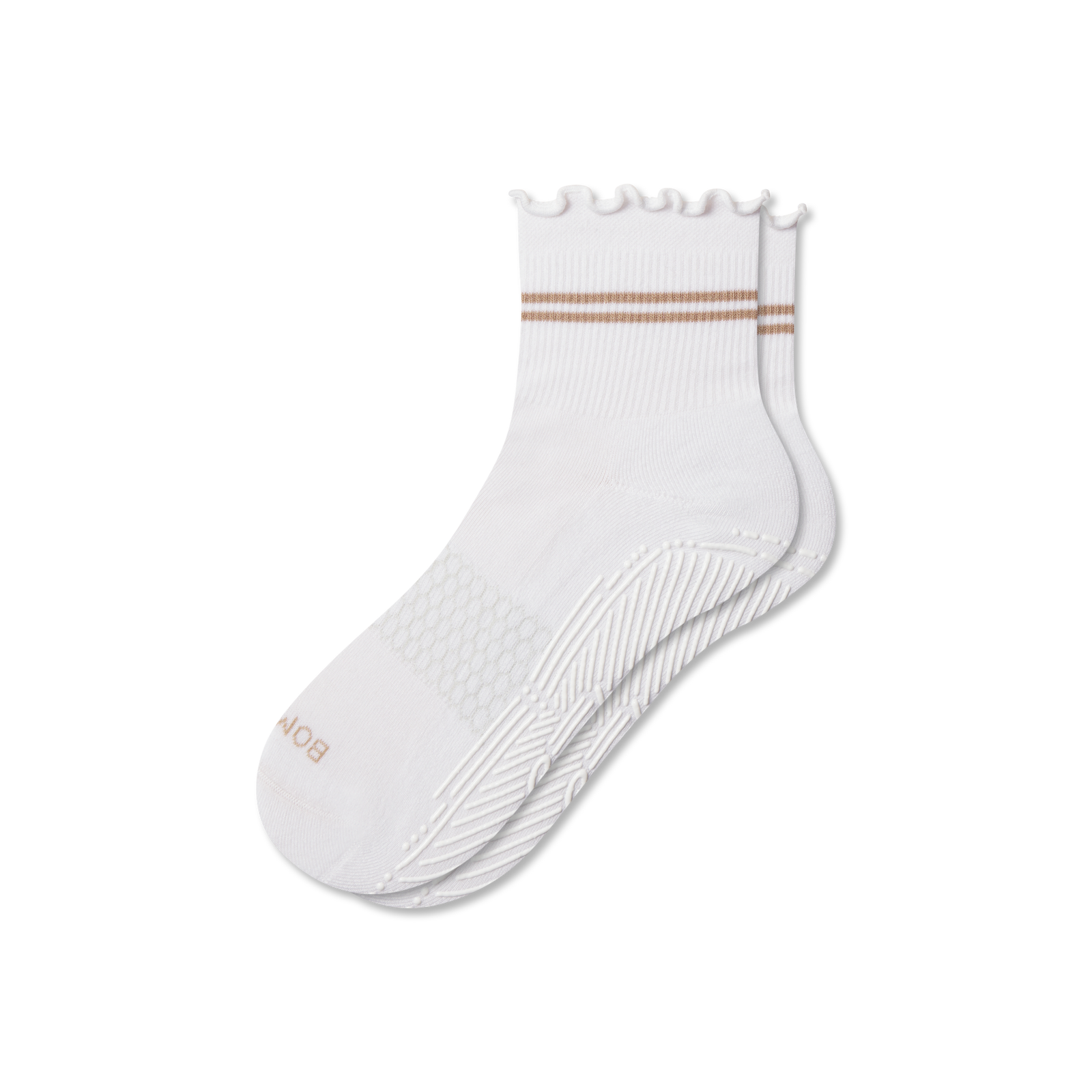 Studio Gripper Quarter Socks - white L [10351]