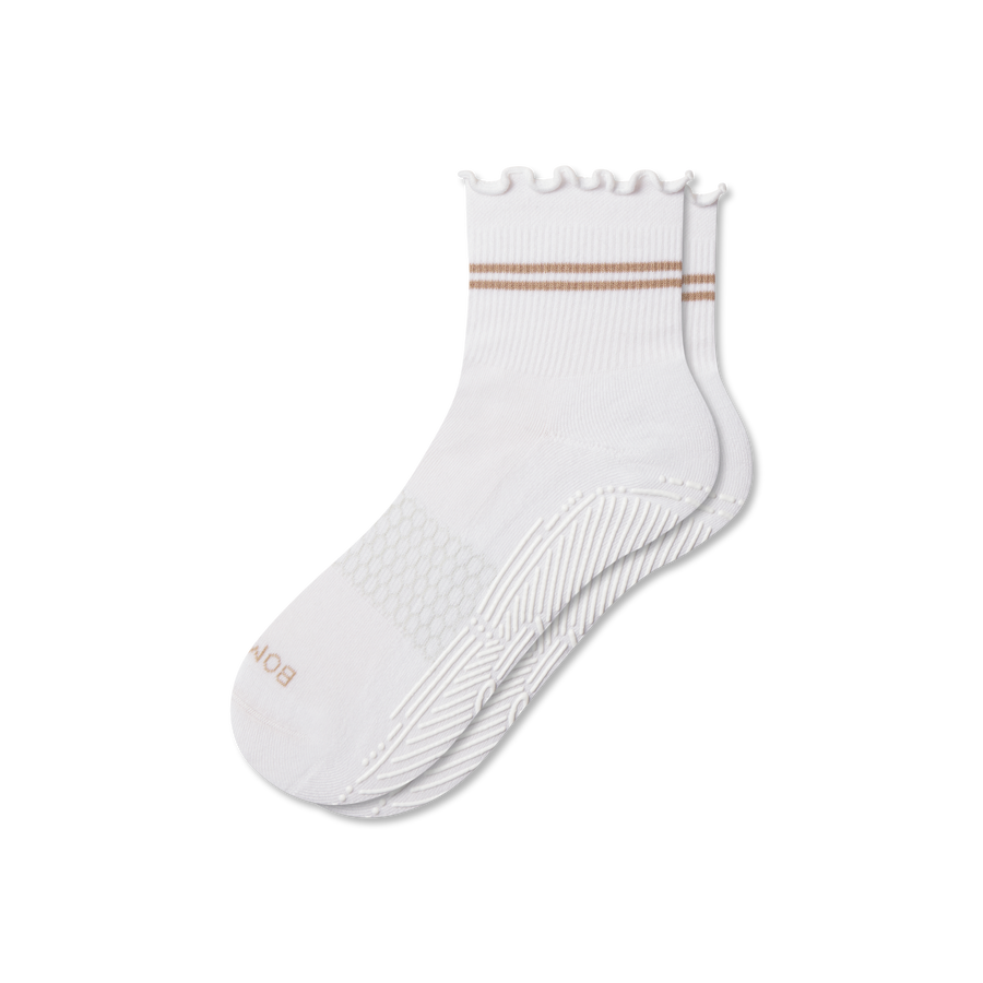 Women's Studio Gripper Quarter Socks - Indoor Comfort