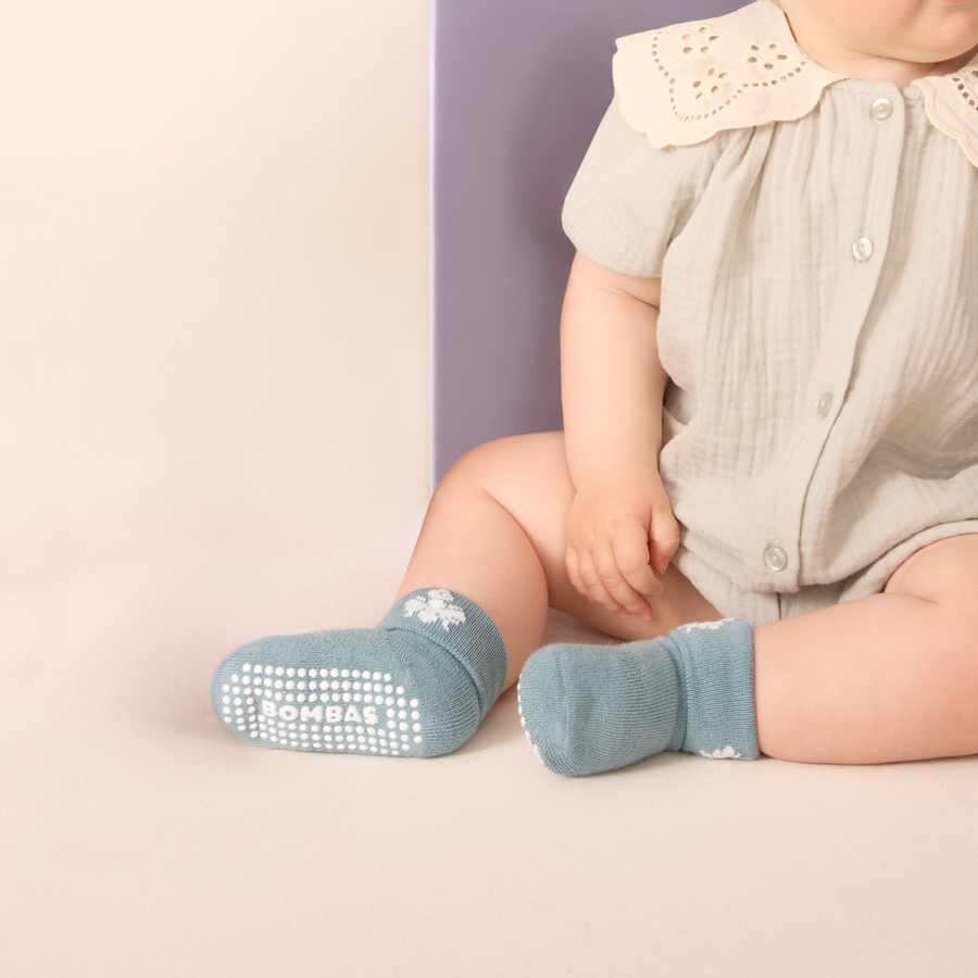 Baby Gripper Sock 4-Pack (6-12 Months) - Weekend Lounge Fit