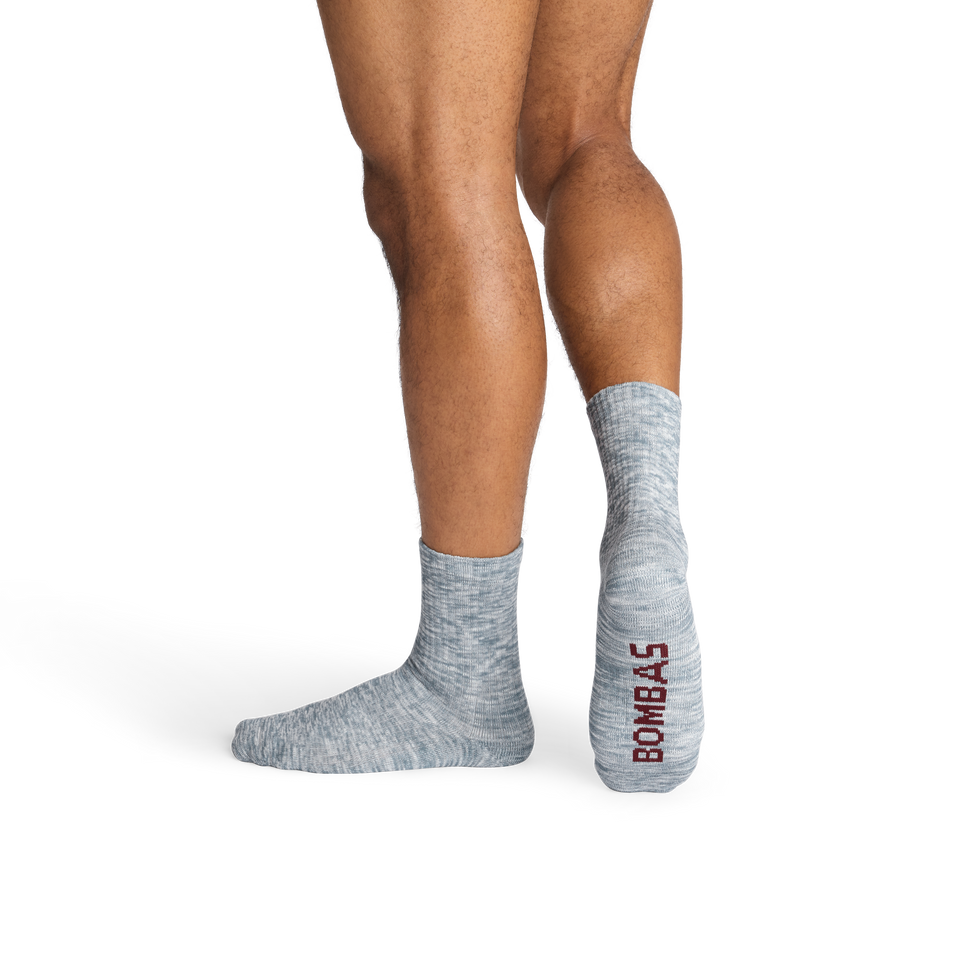 Summer Slub Half Calf Socks - Sea Storm MO2 [10392]