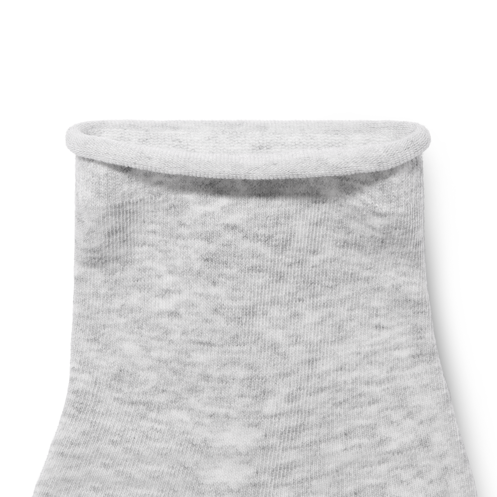 Lightweight Roll Top Quarter Socks - varsity grey Detail [10426]