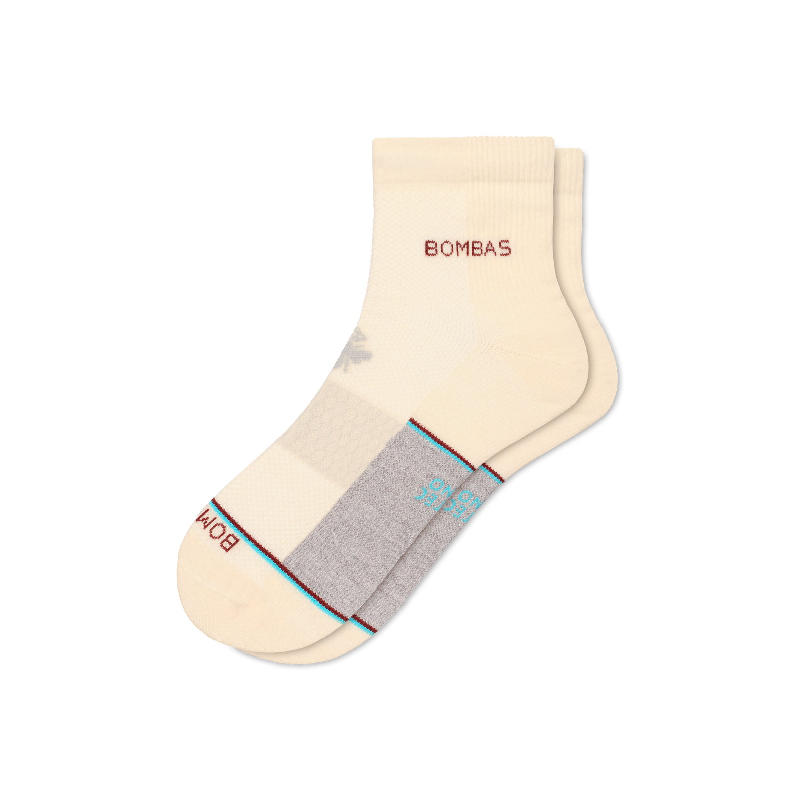 UltraLite Sport Merino Wool Blend Quarter Socks - Cotton Cloud L [10441]