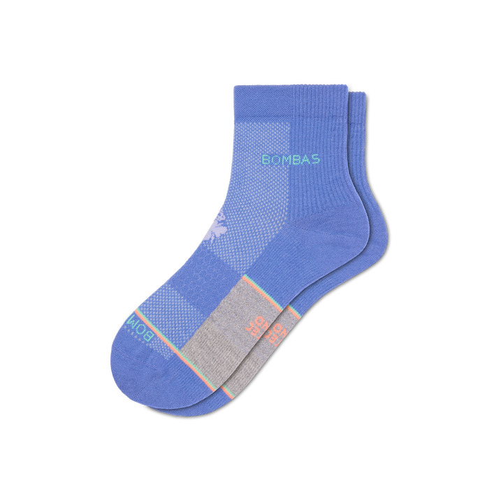 UltraLite Sport Merino Wool Blend Quarter Socks - Hydrangea L [10441]
