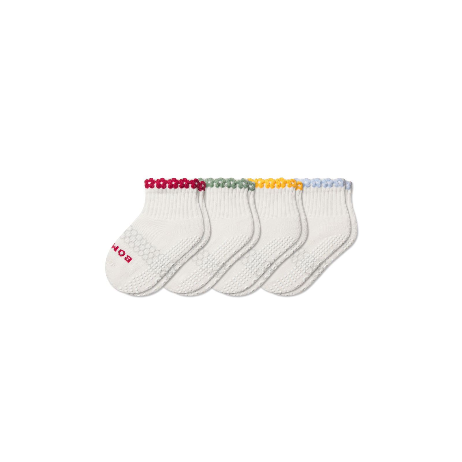 Toddler Gripper Calf Socks - Amber Floral Mix L [10560]