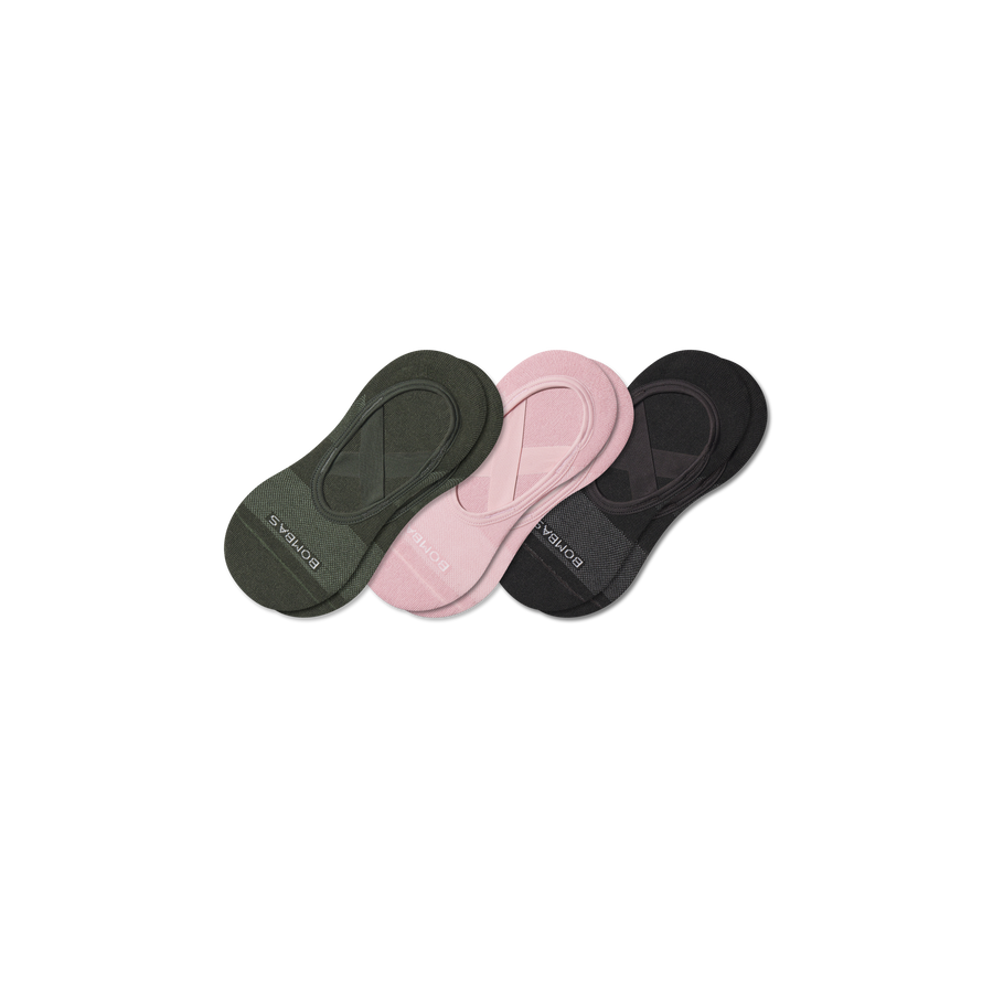 Women's Studio Gripper Ballet No Show Sock 3-Pack - Smooth Hike Step