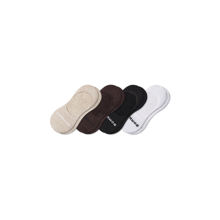 Men's Mid-Cut Cushioned No Show Sock 4-Pack - Run School Wear