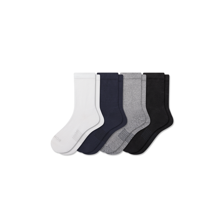 Modern Rib Half Calf Socks - core mix L [10617]