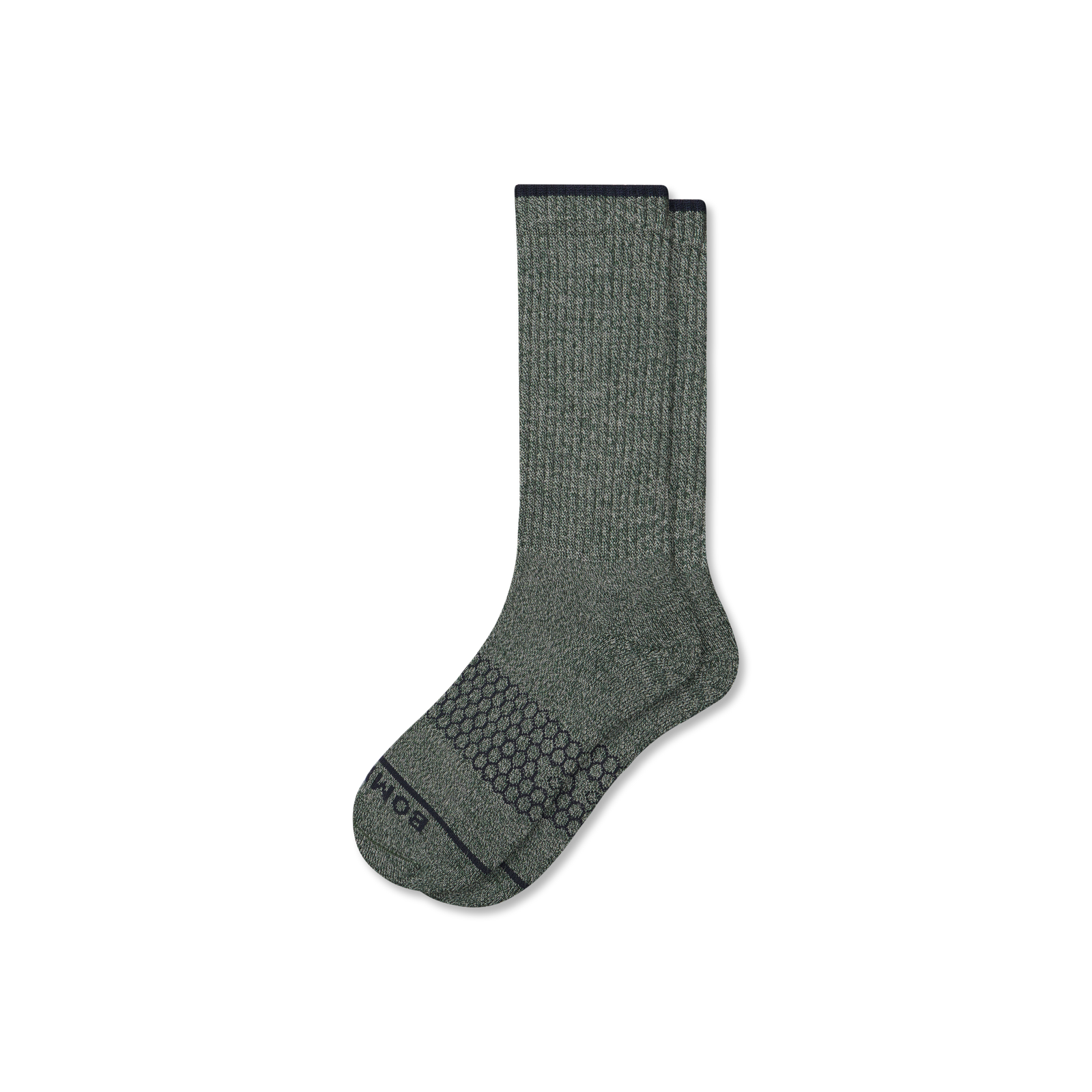 Merino Wool Blend Calf Socks - Dark Balsam L [10632]