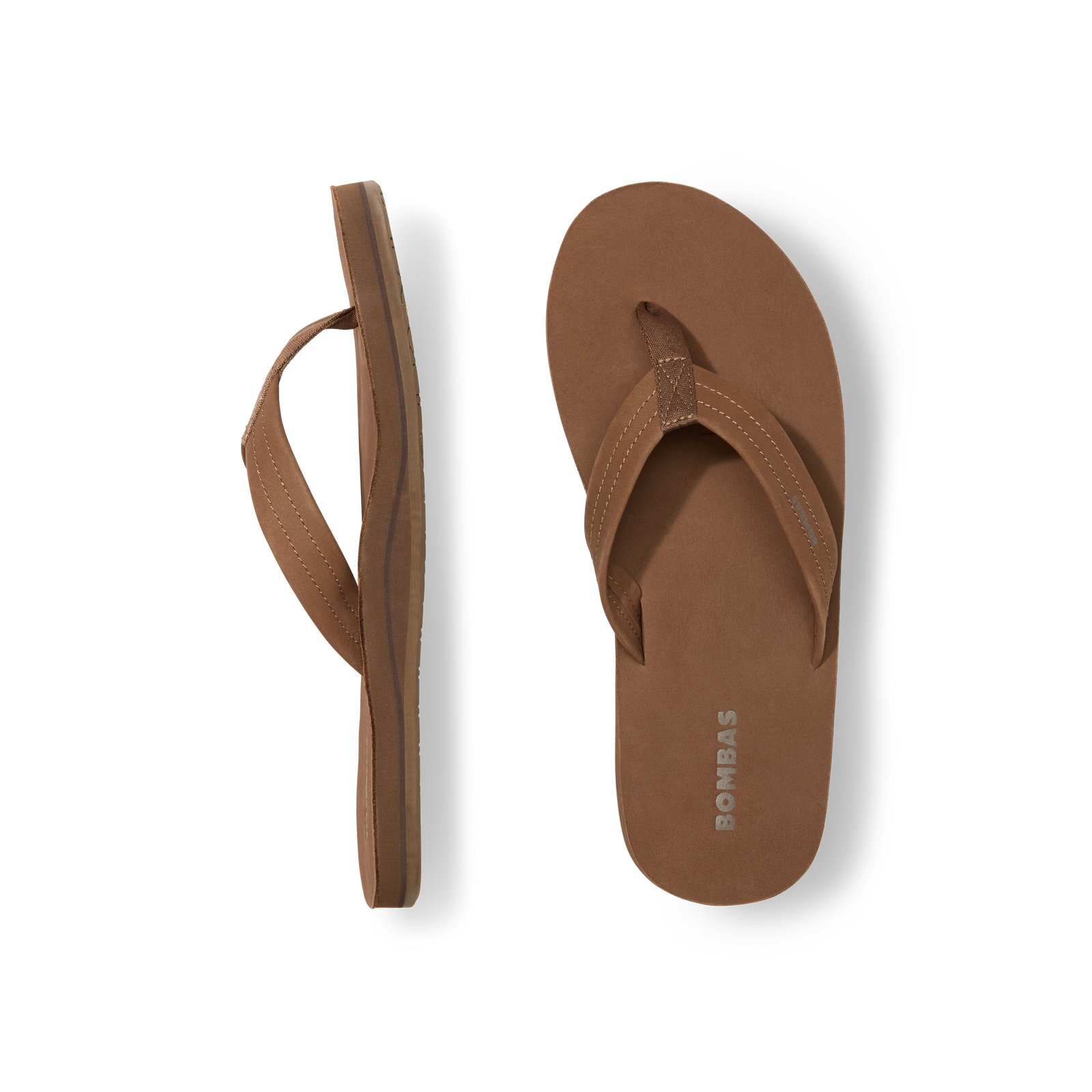Men's Sunrise Nubuck Flip Flop - Camel Brown L2 [10928]