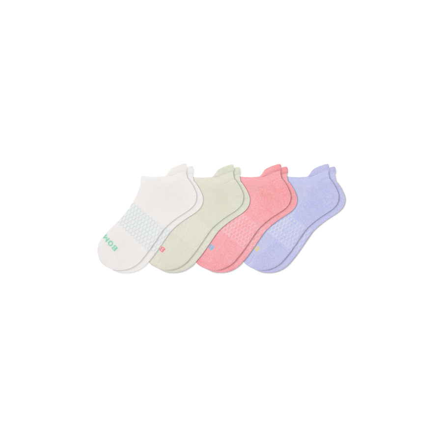 Women's Solids Ankle Sock 4-Pack - Soft Court Fit