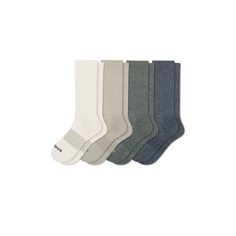 Men's Marl Calf Sock 4-Pack - Run Home Rotation