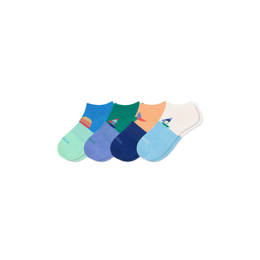 Youth Lightweight Ankle Sock 4-Pack - Outdoor Move