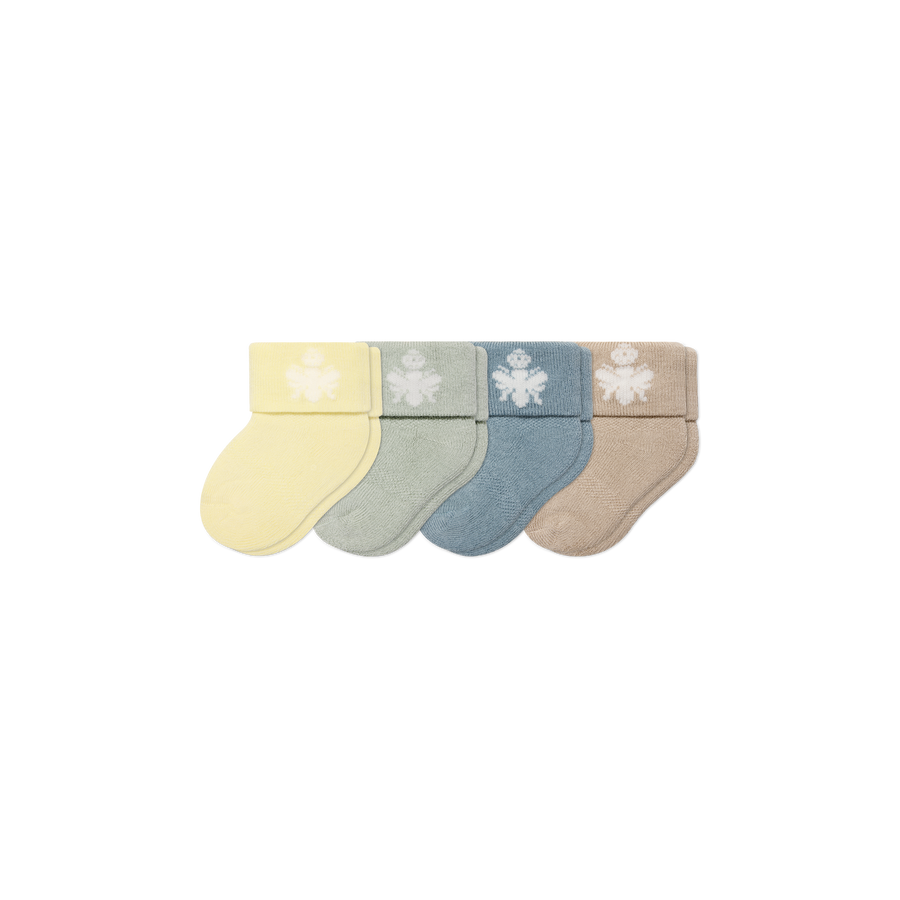 Baby Sock 4-Pack (0-6 Months) - Little Comfort