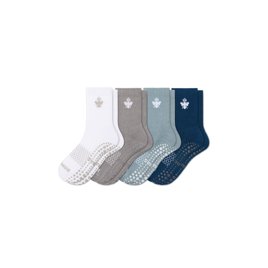Men's Gripper Half Calf Sock 4-Pack - Weekend Recovery Move