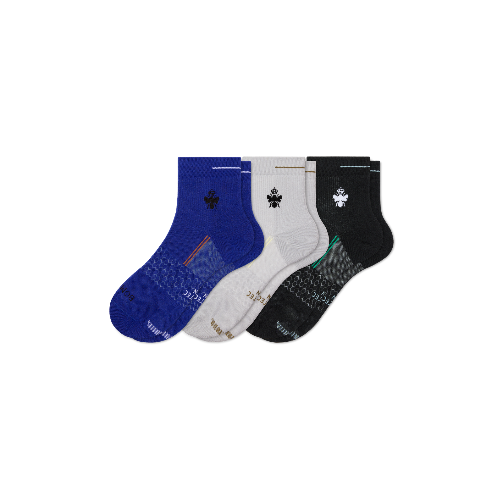 Classic_Running Quarter - Sapphire_Grey_Mix L [11448]