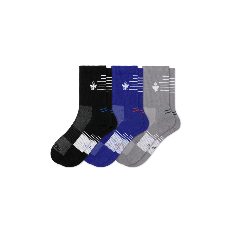 Men's UltraLite Sport Half Calf Sock 3-Pack - Studio Ankle Cushion