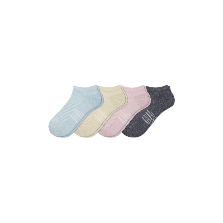 Women's Modern Rib Ankle Sock 4-Pack - Classic Weekend Comfort