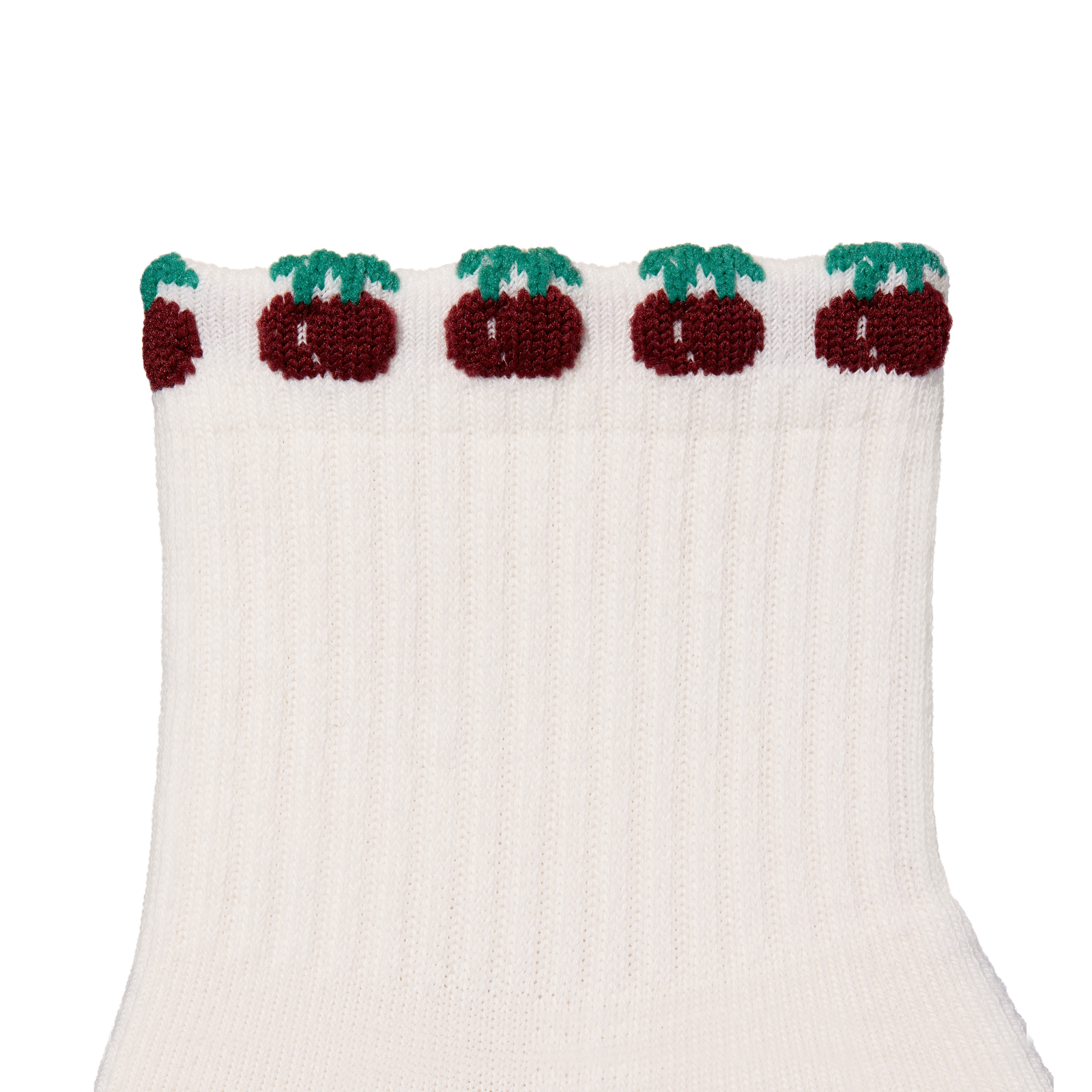 Quarter Socks - Cherries Detail [11482]