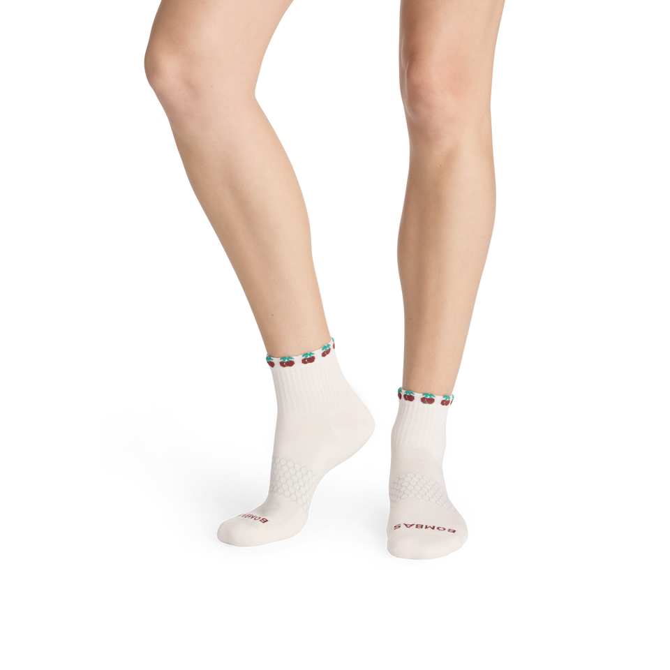 Quarter Socks - Cherries WO1 [11482]
