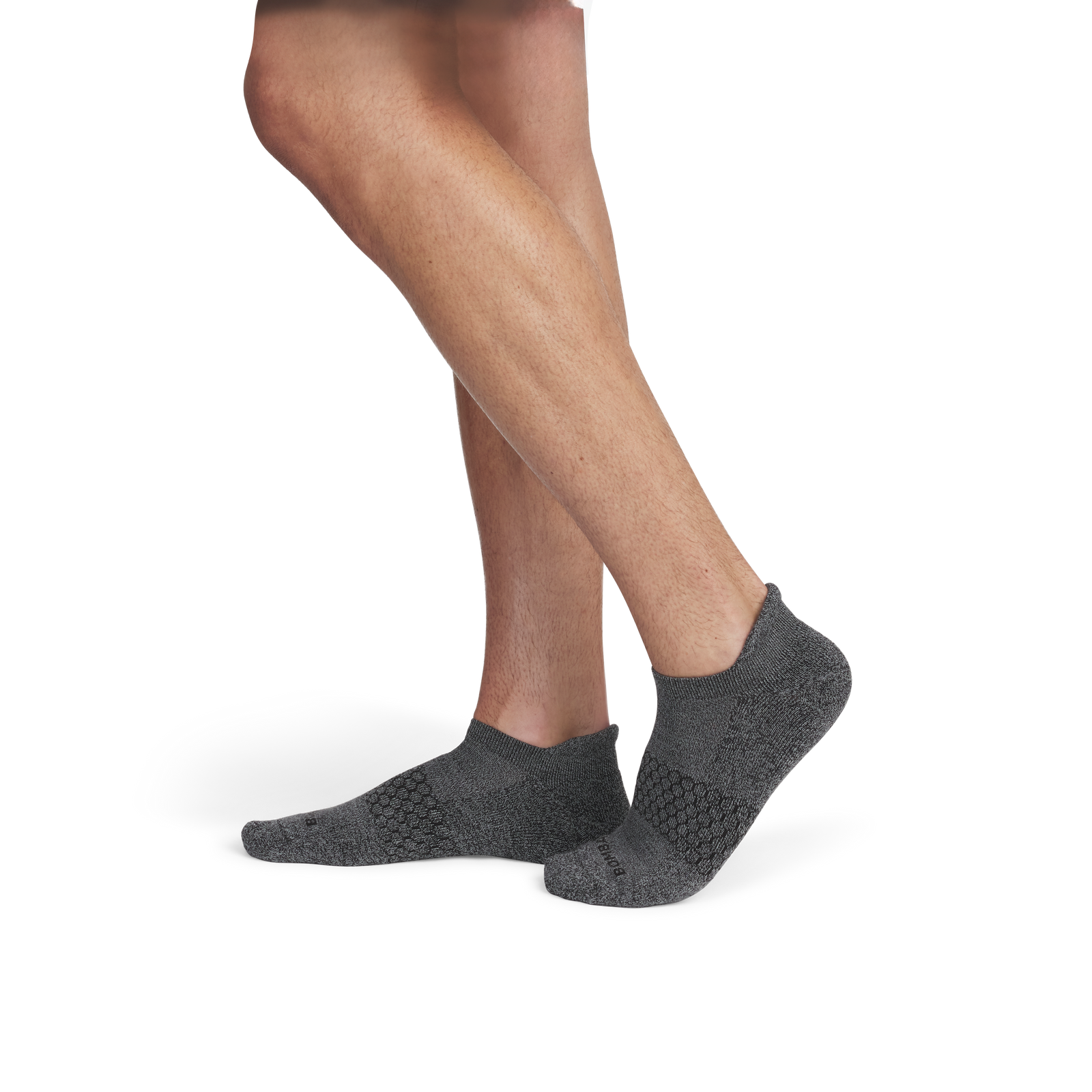 Marl Ankle Socks - Black / Dark Grey MO2 [3360]