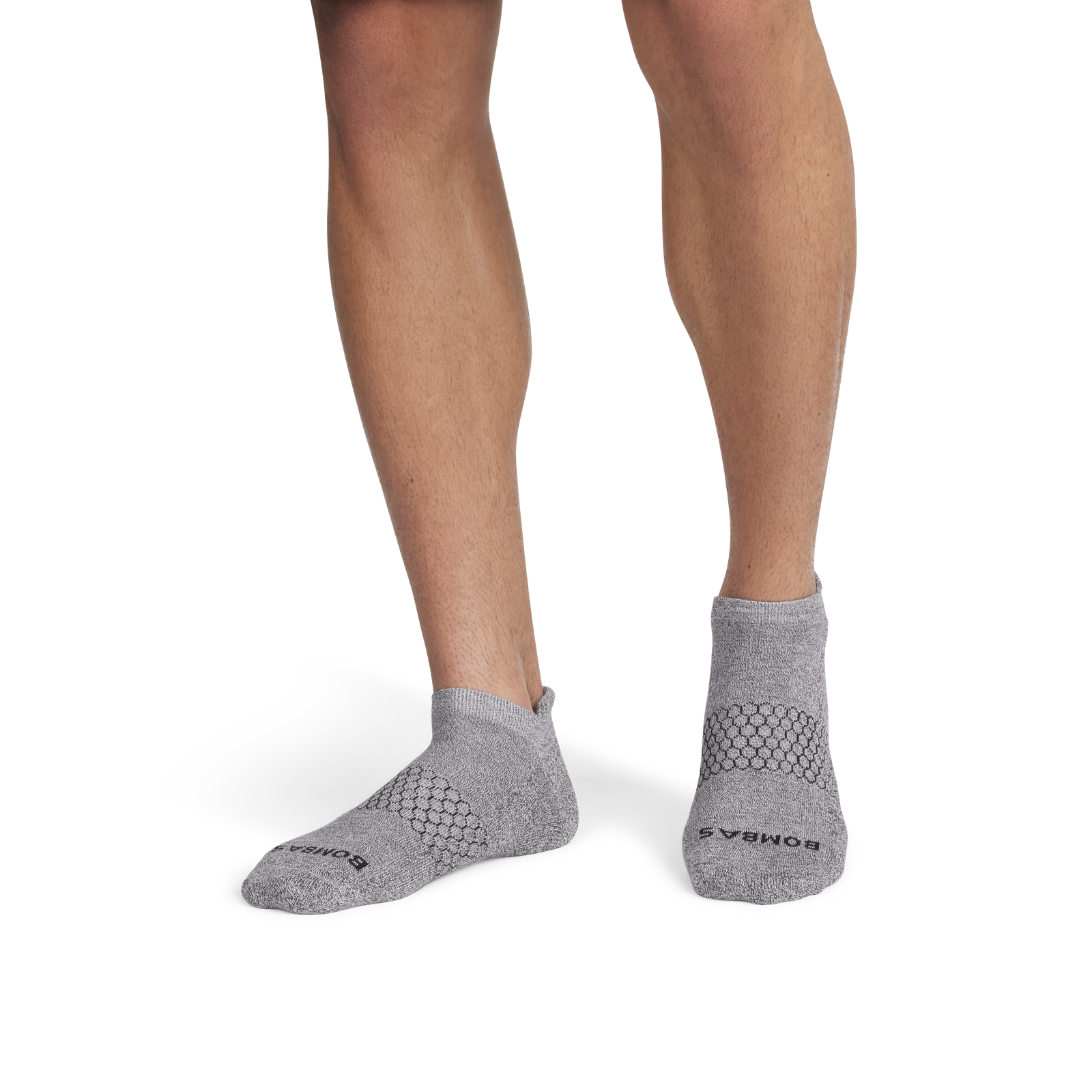 Marl Ankle Socks - Charcoal / White MO1 [3360]