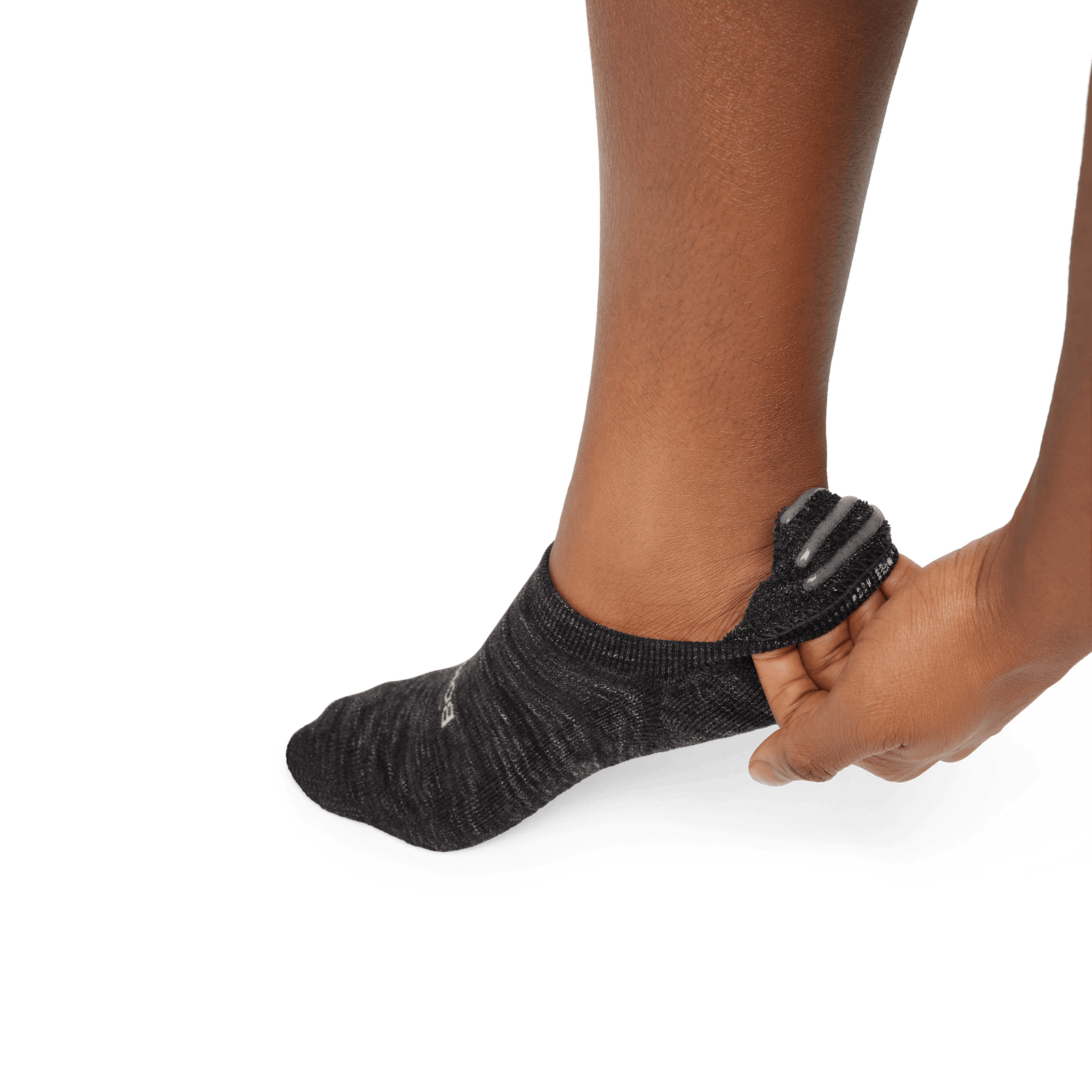 Cushioned No Show Socks - Slate MO3 Detail [3391]