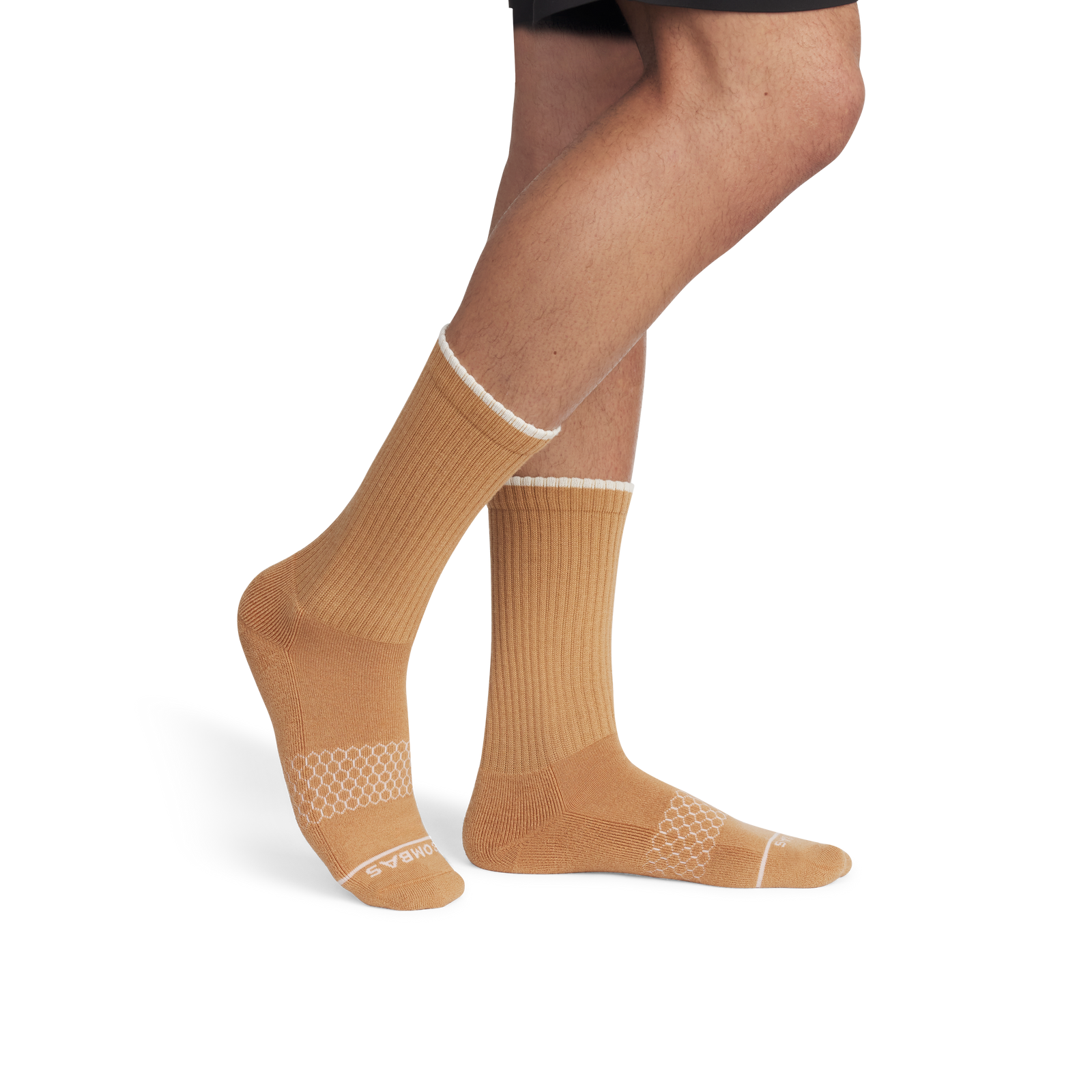 Merino Wool Blend Calf Socks - Desert MO2 [3535]
