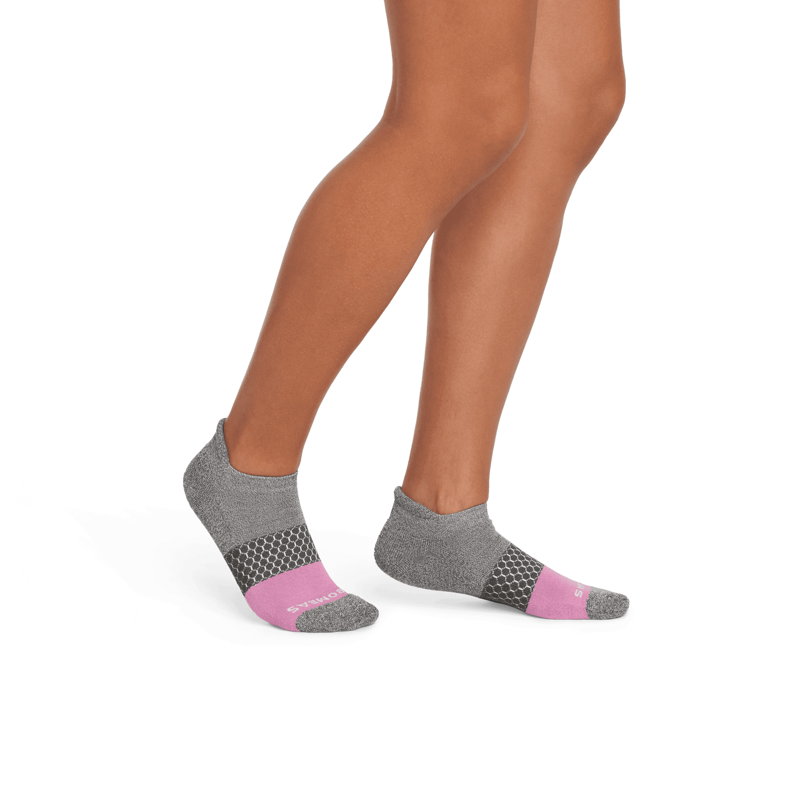 Women's Tri-Block Ankle Socks mossgrey-softwhite--3-transparent