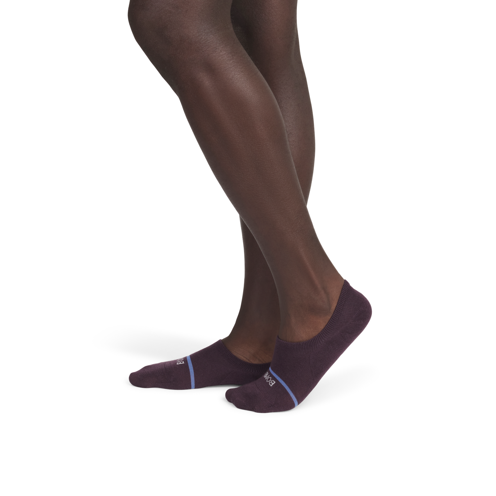 Lightweight Merino Wool Blend No Show Socks - Purple Plum MO2 [3707]