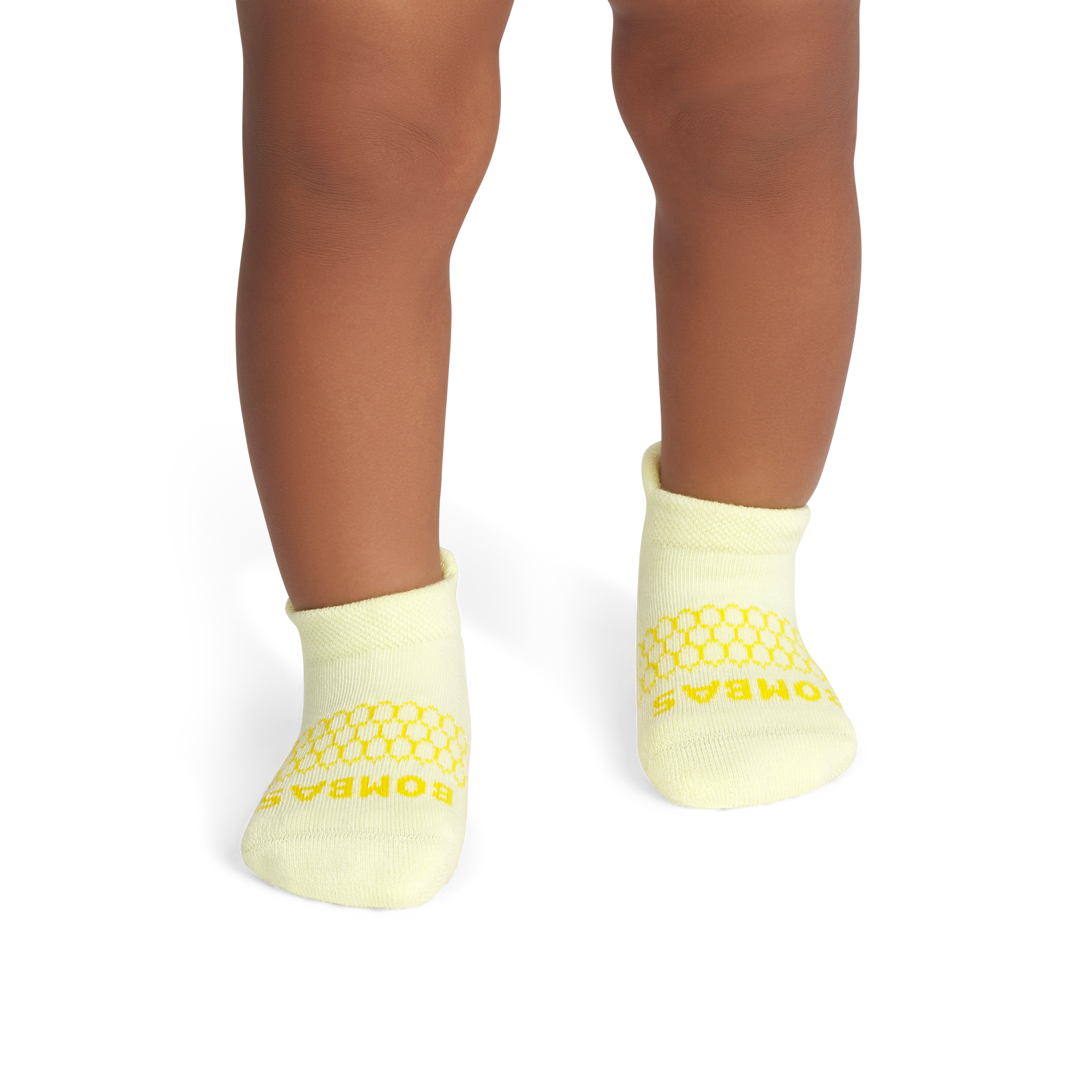Toddler Gripper Ankle Socks - light meringue mustard TO1 [3870]