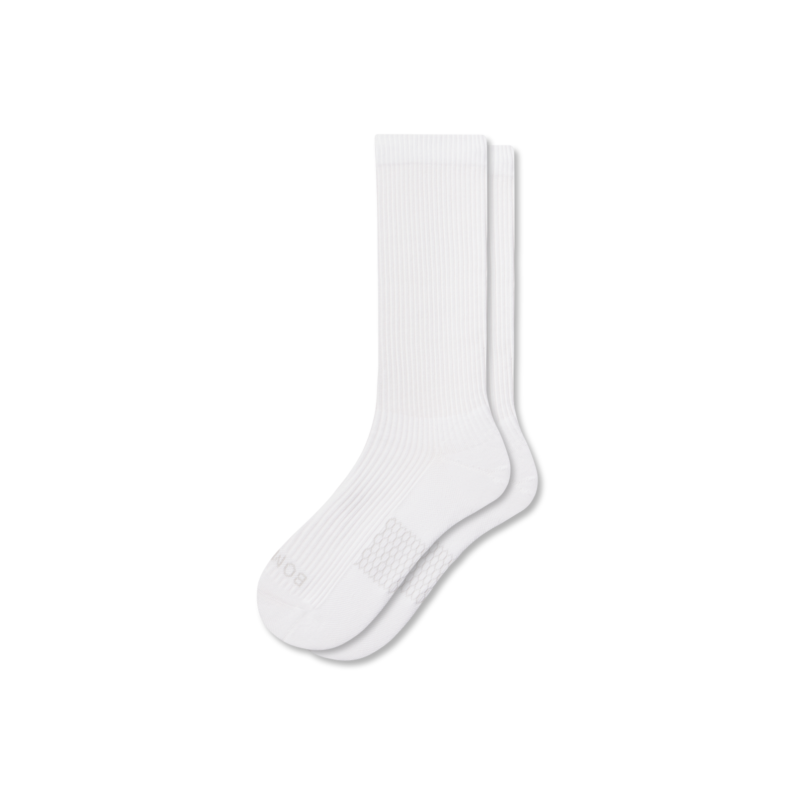Modern Rib Calf Socks - Bright White L [5701]