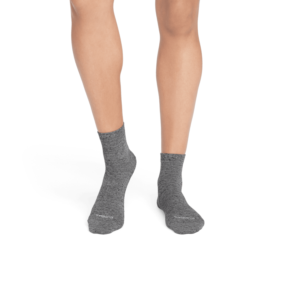 Lightweight Quarter Socks - Grey WO1 [5858]