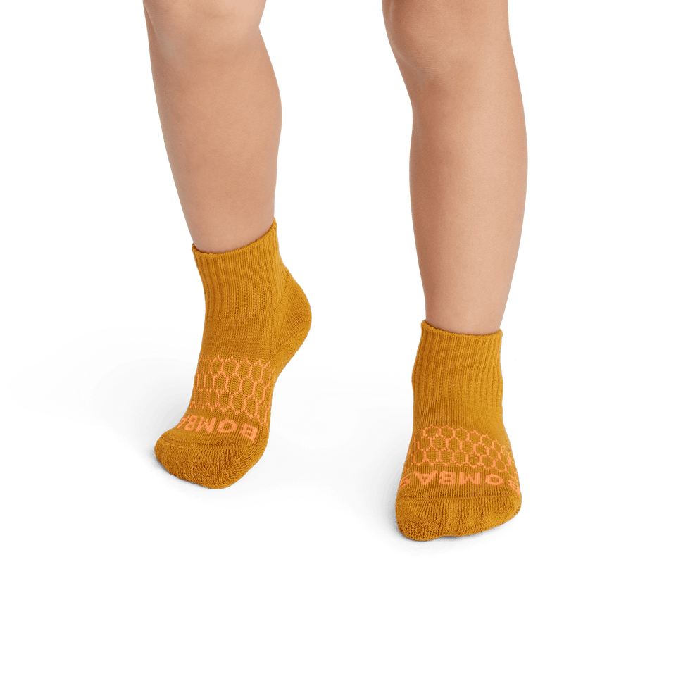 Solids Gripper Calf Sock Butterscotch TO1