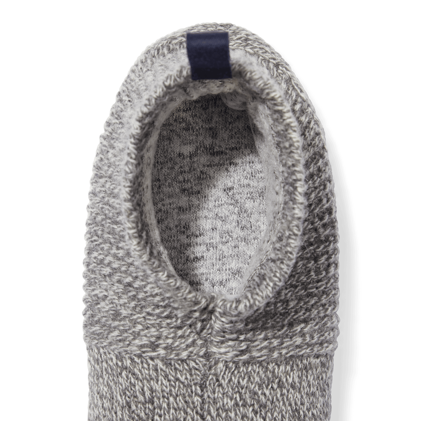 Marl Gripper Slipper Medium Grey Heather Detail