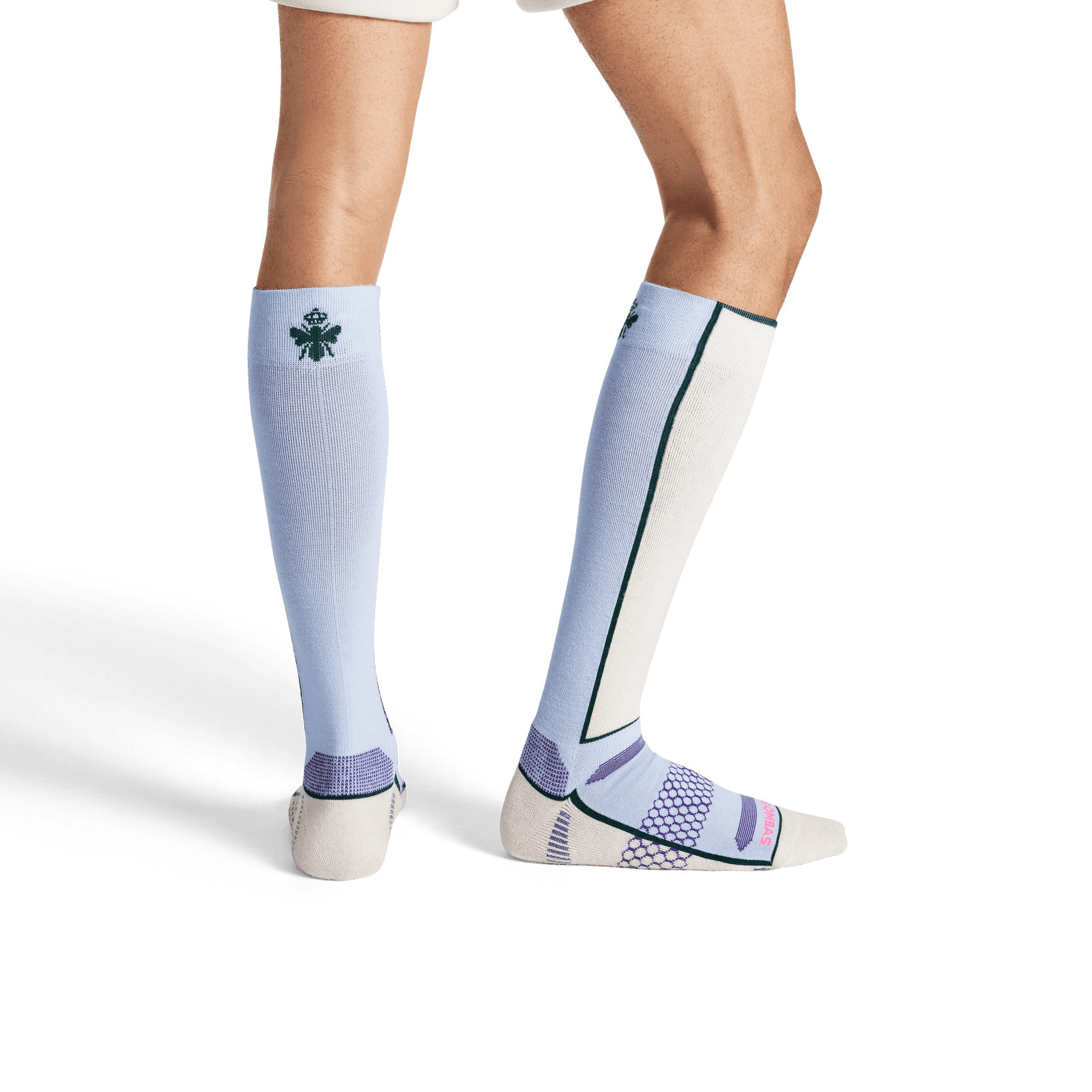 Mid-Cushion Merino Wool Ski & Snowboard Socks - Halo Blue MO2 [6968]