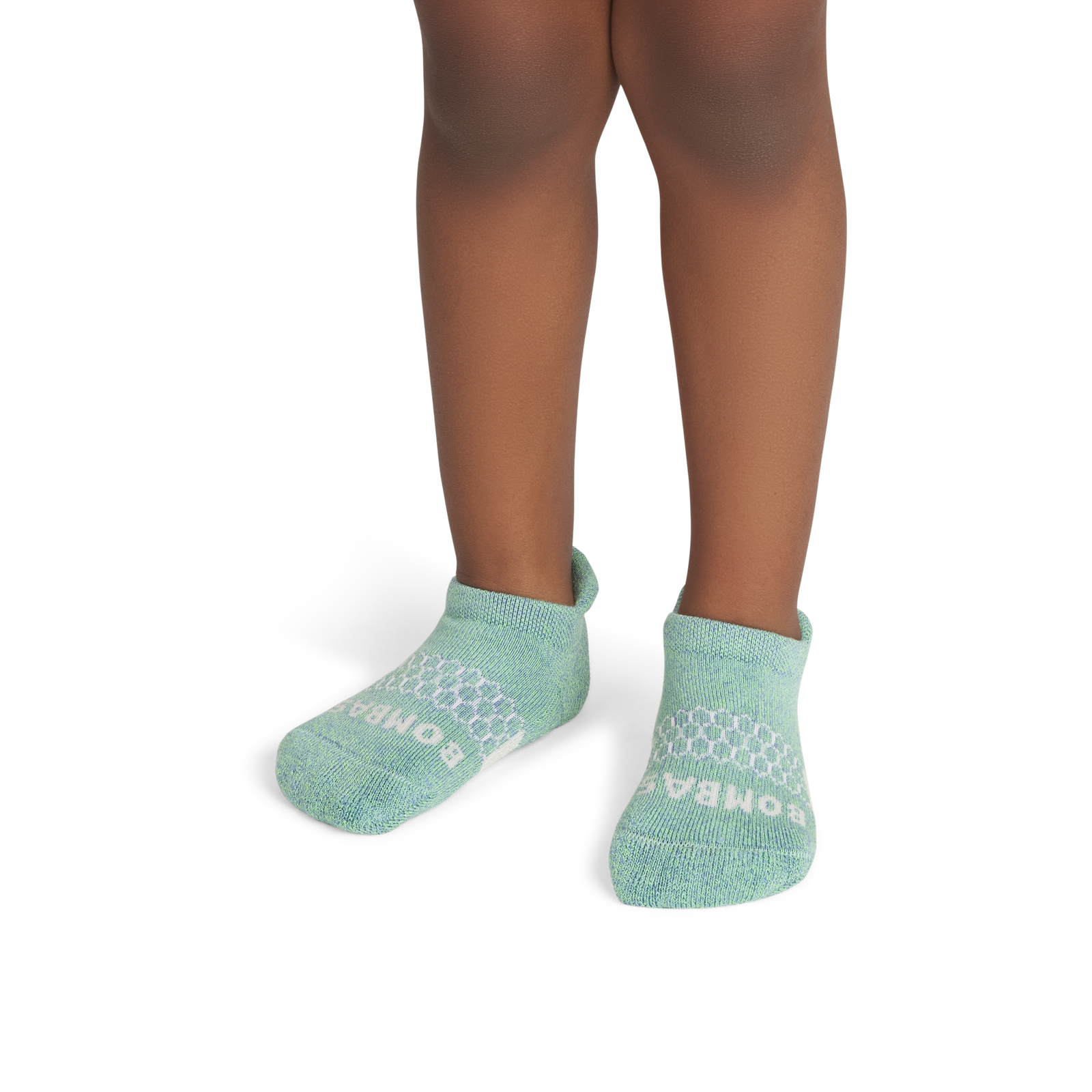 Marl Gripper Ankle Socks - Hydro Green / Peri Sky TO1 [7032]