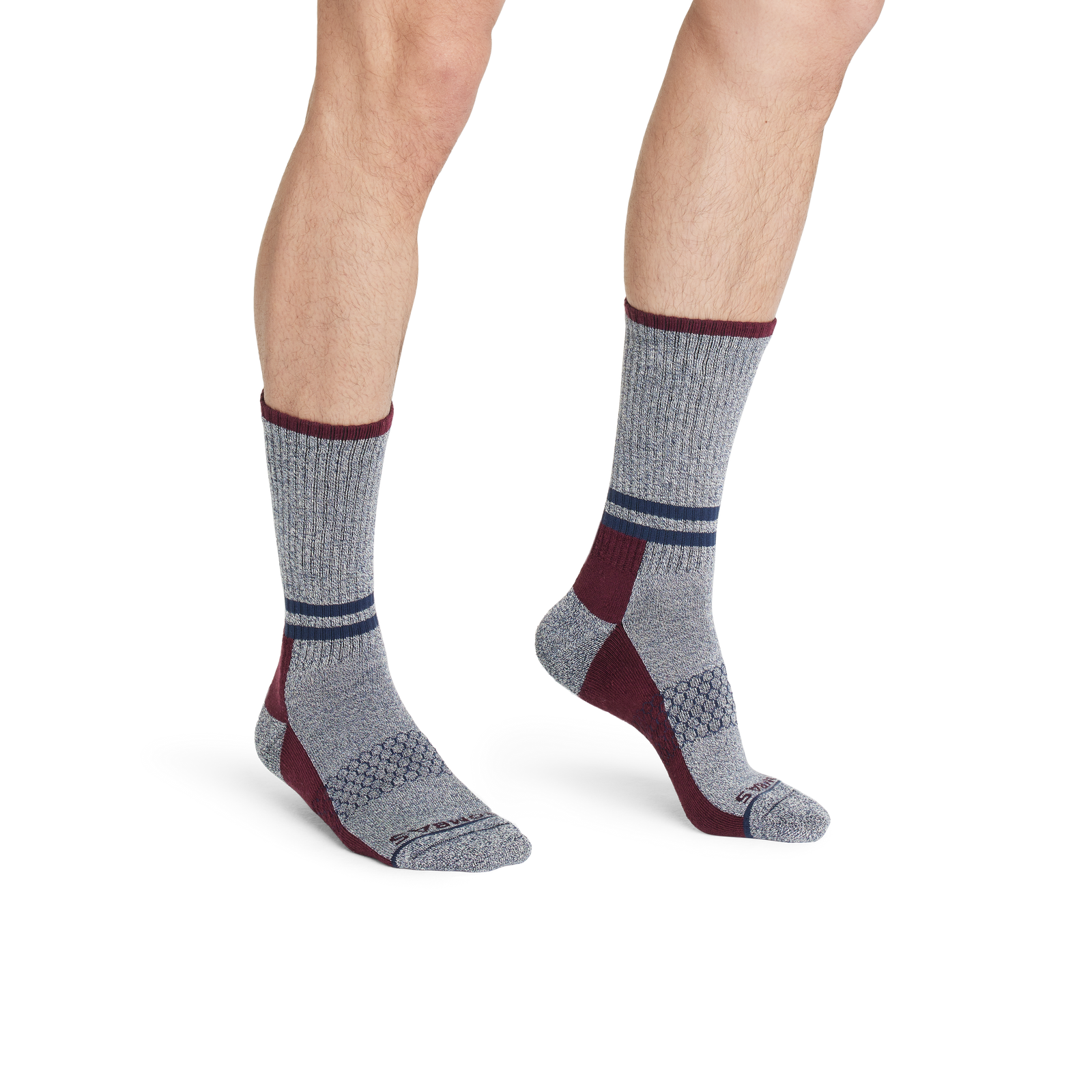 Stripes Calf Socks Husk MO2